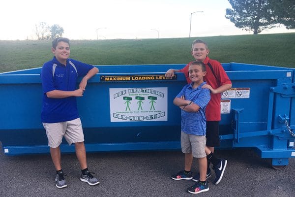 blog-mini - Box Brothers Roll-Off Services Can I put a mini dumpster on my driveway