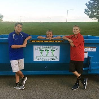 How big is a mini dumpster