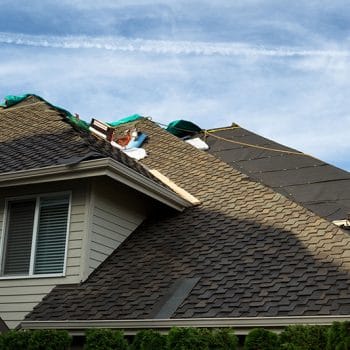 Dumpster for roofing