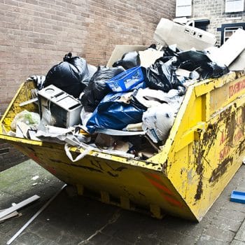 when you've filled you dumpster call and we'll pick it up