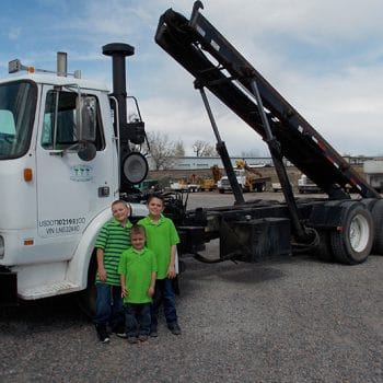 Dumpster delivery in Denver