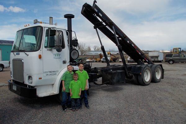 Dumpster delivery in Denver