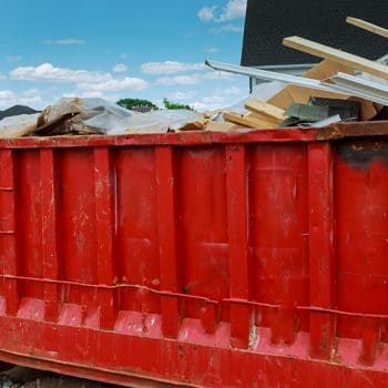 Pickup Full dumpster